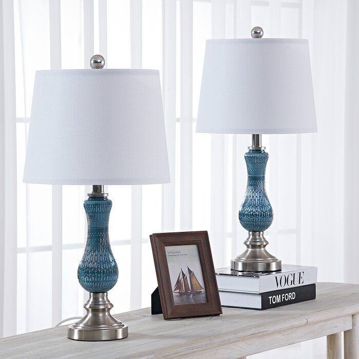 Sand Stable Odile Glass Table Lamp Reviews Wayfair